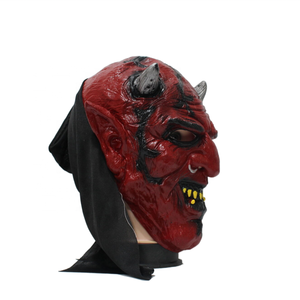Maschera Horror Demon Clown Latex Zombie Latex New Style PROM Party Halloween Cosplay smorfia rosso Unisex uomo donna 1 pz/opp Bag U78 - Product Image 5