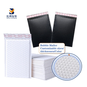 Eco-Friendly Poly <strong>Bubble</strong> <strong>Mailers</strong>-<strong>2</strong> Mil Thickness Padded Strong Adhesive Tear-Resistant Customizable Sizes for Clothes Mailing - Product Image 2