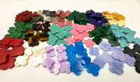Meilleur prix vente en gros 6*6-8*8mm bleu Turquoise trèfle à quatre feuilles pierres précieuses fabrication de bijoux en vrac pierres précieuses