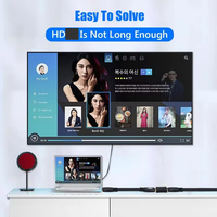 HDTV Dişi Dişi Adaptör DC 4K 60Hz Bağlayıcı Genişletici Düz Altın Kaplama Dizüstü Bilgisayar PC TV Monitörü Cep Telefonu Oyun Oynatıcısı için