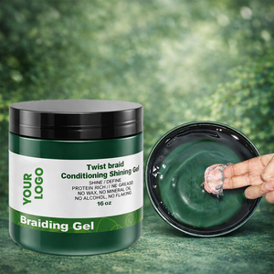 Gel Fijador para el Cabello Neat Braid, Acondicionador, Brillo, Fijación Fuerte, a Base de Hierbas, Sin Alcohol, 64 oz, Hecho en China, para Salón, para Todo Tipo de Cabello - Product Image 6