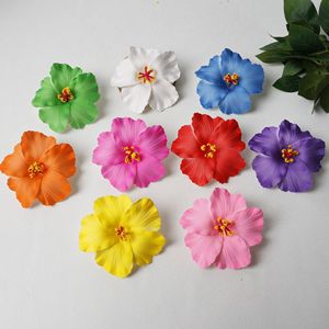 EVA Hawaii Island Mousse Artificielle Hibiscus Tête <span class=keywords><strong>Fleur</strong></span> Simulé Frangipanier Accessoires Séché En Plastique Fleurs Pinces À Cheveux - Product Image 5