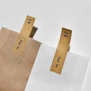 Xjy không thấm nước UV kháng hình chữ nhật chết cắt Kraft Cảm ơn bạn sticker niêm phong nhãn dán cho hộp Túi - Product Image 2