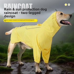 Vêtement de pluie <span class=keywords><strong>imperméable</strong></span> <span class=keywords><strong>pour</strong></span> <span class=keywords><strong>chien</strong></span> <span class=keywords><strong>avec</strong></span> attache de laisse et col montant, prix direct usine, logo personnalisé, vêtements réfléchissants <span class=keywords><strong>pour</strong></span> animaux de compagnie, vente en gros - Product Image 5