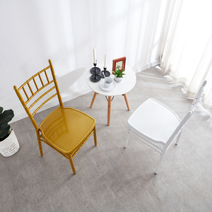 Chaises empilables à base métallique en plastique Elegent en plastique de chaises de banquet de meubles commerciaux - Product Image 2