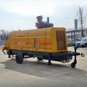 Pompe à béton mobile diesel JIUHE de différentes capacités (40, 50, 60, 80, 100, 120) - Prix de la pompe à béton sur remorque - Product Image 3
