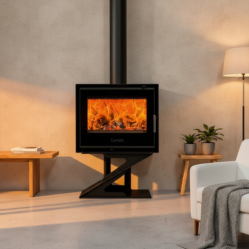 Thickened Carbon Steel Real Fire Wood