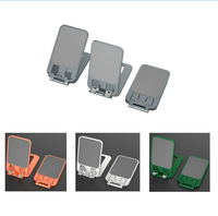 Support de téléphone et tablette en alliage d'aluminium mince, pliable, portable, multifonctionnel pour diffusion en direct, cours en ligne, études