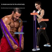 Bandas de Resistencia para Fitness para Hombres, Entrenamiento de Fuerza, Elastómero Termoplástico de Alta Elasticidad, Modelo de Asistencia para Dominadas