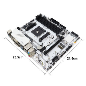 Tarjeta Madre ARGB M-ATX Classic B450 4 DDR4 Doble Canal AM4 M.2 NVME para Escritorio (Compatible con CPU 5500/5600/5600G) Nuevo Alto Rendimiento - Product Image 2