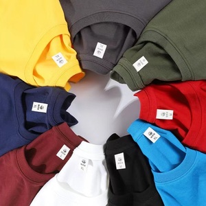 Toptan % 100% pamuk 180g T-shirt 18 renkler özel logo rahat nefes Unisex o-boyun kısa kollu düşük fiyat gümrükleme - Product Image 4