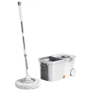 2024 Best Price Intelligent 360 degree Rotating Mop Made in China Plastic Basket Plastic Cleaning Mop cleaning supplies