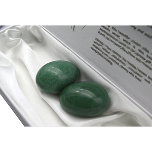 Juego de 3 Huevos Yoni de <span class=keywords><strong>Jade</strong></span>, Bolas de Kegel de Piedra Natural Pulida para Ejercicios de Músculos Pélvicos, Regalo Curativo para Mujeres - Product Image 6