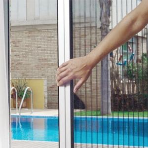 Retractable Pleated <strong>Fly</strong> <strong>Screen</strong> Mesh Retractable Mosquito Net Mosquito Net Anti - Mosquito Pleated Mesh <strong>for</strong> Window and <strong>Door</strong> - Product Image 6