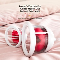 Gleitsaugende Vibrations-Brustpumpe mit Doppelbecher, Brustmassagegerät, Brust-Masturbator, Nippel-Leck-Saugbecher, Sexspielzeug