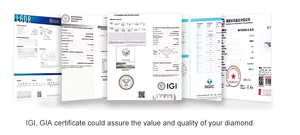 Diamants en vrac QiMing, taille poire, taille brillant étoile, couleur E F, clarté VVS1, CVD <span class=keywords><strong>de</strong></span> laboratoire avec certification IGI - Prix - Product Image 5