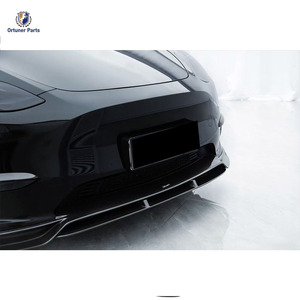 Nuevo Kit de parachoques de carbono estilo <span class=keywords><strong>C3</strong></span> para Tesla Model Y 2021-2024 con faldones laterales de labio delantero difusor trasero Spoiler capó - Product Image 5