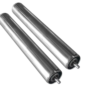 Thép không gỉ làm biếng dỡ trượt bánh xích unpowered con lăn của hậu cần băng tải vành đai - Product Image 1