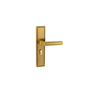 Maniglia per <span class=keywords><strong>Porta</strong></span> e <span class=keywords><strong>Finestra</strong></span> in Ottone Anticato, Stile Cinese Moderno, Leggera e Lussuosa, con <span class=keywords><strong>Serratura</strong></span> Magnetica Silenziosa per Porte in Legno - Product Image 5