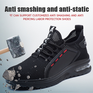 <span class=keywords><strong>Scarpe</strong></span> <span class=keywords><strong>Antinfortunistiche</strong></span> Antiscivolo Antistatiche Casual da <span class=keywords><strong>Uomo</strong></span> con Punta in Acciaio EN e Tessuto Fly Knit - Product Image 5