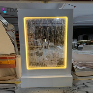 LEDA Modern Gold Light Display Premium Quality <b>Backdrop</b> with High Gloss Finish for Wedding <b>Parties</b> - Product Image 6