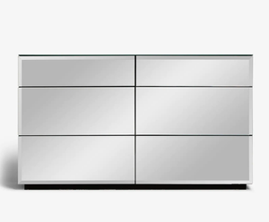 Credenza Mobile a 6 Cassetti con Specchio per Soggiorno Camera da Letto e Hotel Collezione 2022 - Product Image 3