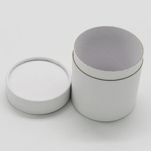 Caja de Embalaje Redonda de Cartón Biodegradable, Tubo de Papel para Frascos, Botellas y Envases Pequeños <span class=keywords><strong>con</strong></span> <span class=keywords><strong>Tapa</strong></span> Telescópica - Product Image 4