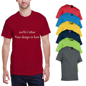 T-shirt de sport pour homme à col rond en tissu 95% coton 5% élasthanne, t-shirt de compression en polyester pour entraînement et fitness - Product Image 2