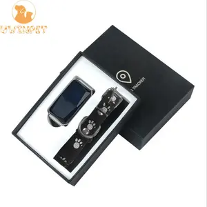 Factory OEM waterproof pet GPS tracker with free leather collar support APP+Web+SMS tracking system for dog/cat