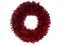 Bloemen Witte Ganzenveer Kerstkrans Voor Huisdeur Muur Raam Decor Bruiloft Feest Halloween Thanksgiving Herfst