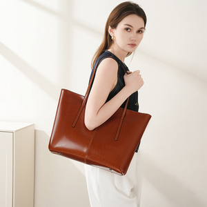 <span class=keywords><strong>Borse</strong></span> a tracolla in pelle da ufficio da donna di lusso con chiusura a cerniera <span class=keywords><strong>borse</strong></span> da viaggio - Product Image 2