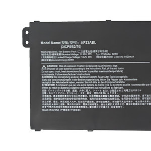 แบตเตอรี่แล็ปท็อป AP23ABL 60Wh 11.55V 5190mAh สำหรับเปลี่ยน ACER SwiftGo 14 OLED Aspire 17 A17-51GM ขายส่ง - Product Image 2