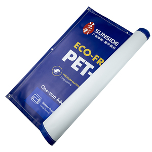 Bannière publicitaire personnalisée en PET écologique, résistante aux déchirures et aux plis, service d'impression, toile de fond pour événements, publicité extérieure et intérieure - Product Image 3