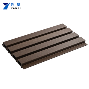 Revêtement mural extérieur <span class=keywords><strong>en</strong></span> composite <span class=keywords><strong>bois</strong></span>-plastique WPC et panneau mural décoratif WPC pour plafond, à rainures - Product Image 3