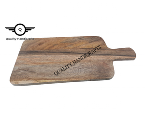 Planche à découper et blocs à découper en bois d'acacia de haute qualité, écologiques, 41x22cm, rectangulaires, pour la cuisine à domicile, artisanat d'Inde - Product Image 6