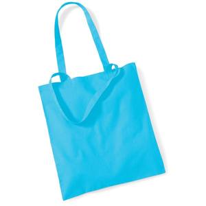 Sac fourre-tout promotionnel en coton 100% - Bleu surf - Taille unique - Usage promotionnel décontracté - Product Image 1