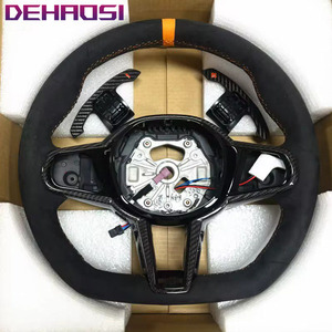 Volante in Fibra di Carbonio per <span class=keywords><strong>BMW</strong></span> Nuova Serie 1234 <span class=keywords><strong>G42</strong></span> G20 G22 G23 G26 G29 F40 F44, Aggiornamento da Vecchio a Nuovo 2025 M4 Personalizzato in Alcantara - Product Image 5