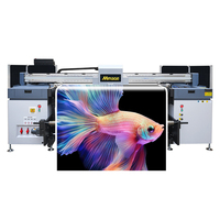 Fábrica 1,8 m 6FT I3200 PVC rígido Banner papel tapiz cuero UV impresora híbrida
