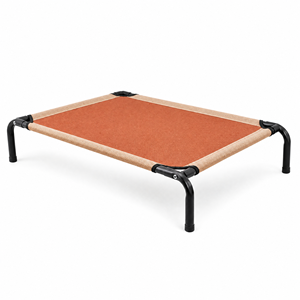 Lit pour chien surélevé ZT pliable avec cadre métallique, lit pour animaux de compagnie respirant en maille, lit pour chien imperméable et rafraîchissant pour l'intérieur et l'extérieur - Product Image 2