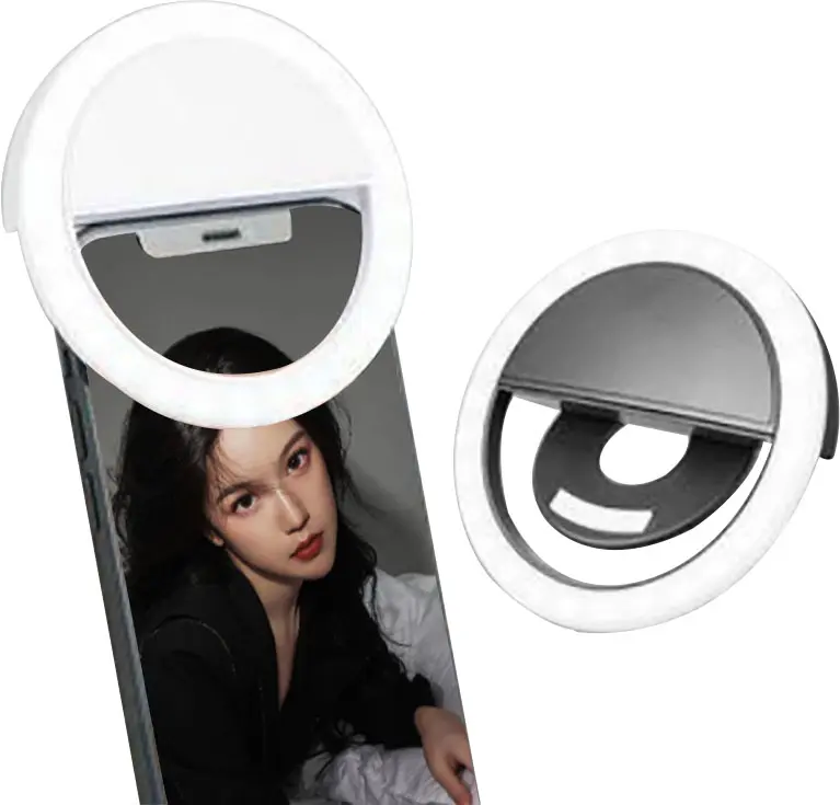 Toptan taşınabilir USB klip fotoğraf ve Video için halka ışık selfi ışığı LED fotoğraf aydınlatma için cep telefonları için
