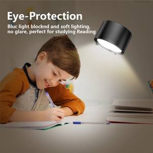 Lampe murale à détecteur de mouvement rechargeable, contrôle par interrupteur, veilleuse, couleur réglable, double source lumineuse, salon, design moderne - Product Image 3