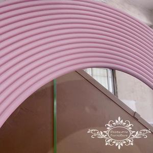 Pvc רקע ורוד לוחות במה חתונה הספק קישוט - Product Image 5