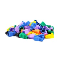Rj45 Modular Plug Boot CAT5E/CAT6/CAT6A CAT7 Ethernet Modular Plastic Sleeves RJ45 modular plug Boots protector de goma