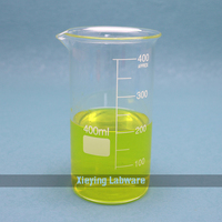 Bécher de laboratoire en verre borosilicaté de 1000ml de forme haute et robuste avec graduations et bec verseur