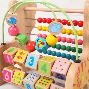 Gran oferta 2024, Ábaco de madera, juguete de matemáticas para la primera infancia, cuentas para contar Montessori Spielzeug Montessori, juguete educativo - Product Image 5