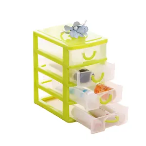 Superb Quality mini 3 layer drawer plastic storage box With Luring  Discounts 
