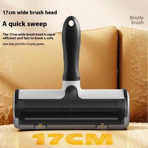 Removedor de Pelo de Mascotas: Peine con Mango Desmontable, Cepillo Tipo Tambor para Eliminar Pelos, Raspador Adhesivo Reutilizable para Sofás - Product Image 3