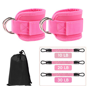 Bande de Résistance Élastique pour Hanches, Anneau de Fitness pour Entraînement de Force, Massage Santé, Tension Moyenne, Unisexe - Product Image 4