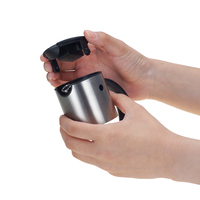 Gadget de cuisine, distributeur automatique d'huile d'olive et de vinaigre avec bouchon à gravité et bouteille en verre