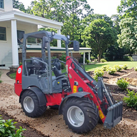 YOUNGBISON Y1160 4x4 Mini Farm 4WD, traktor kompak/muatan/Backhoe dengan komponen inti mesin Esensial, Beli sekarang